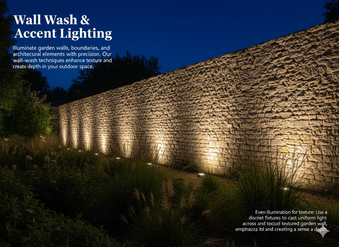 Wall wash lighting